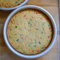 Round Funfetti Cake