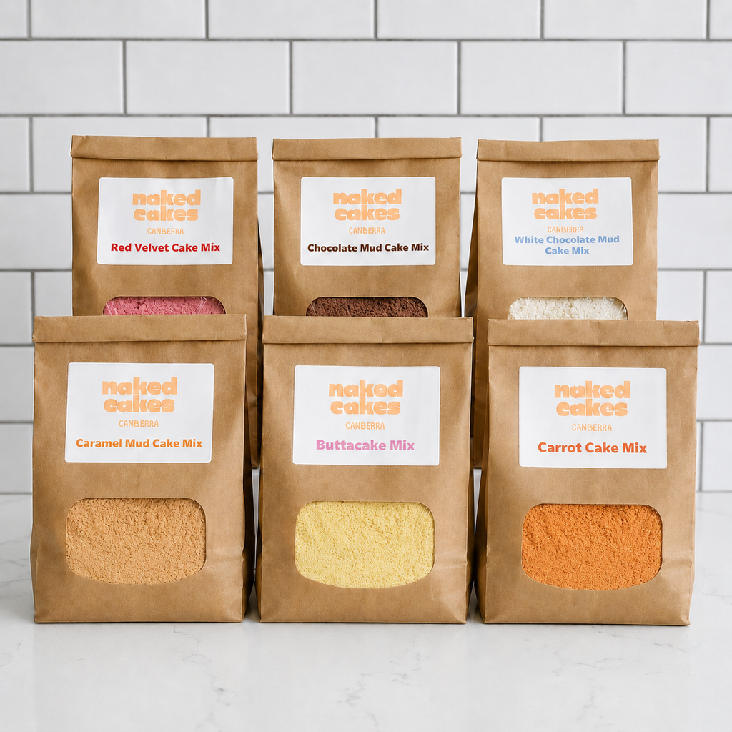 Naked Cakes 1kg Premium Cake Mix Range