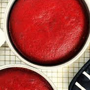 Round Red Velvet Cake